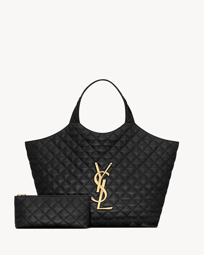 YSL Icare Quilted Maxi Tote