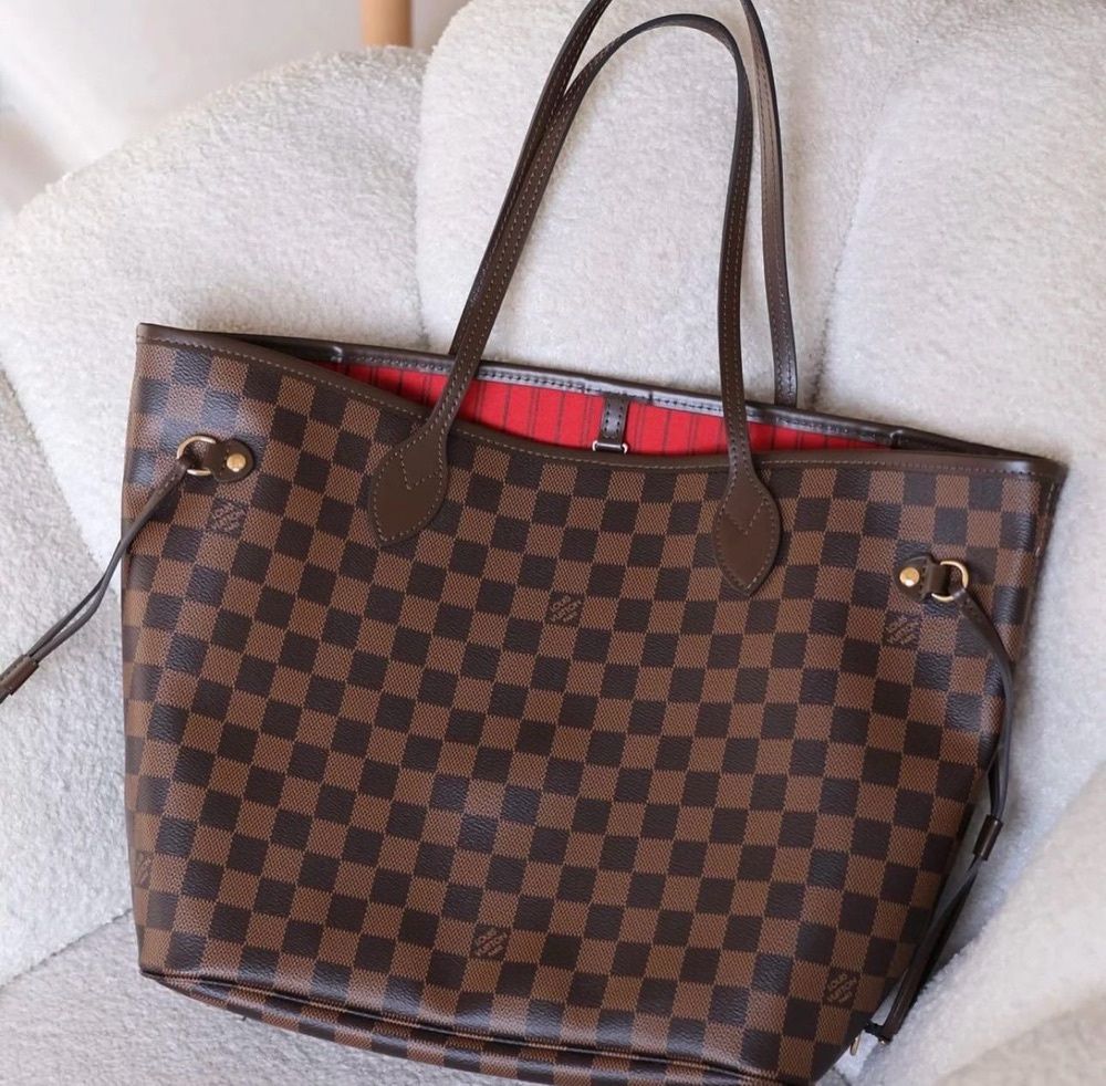 LV Neverfull Damier Ebene Tote