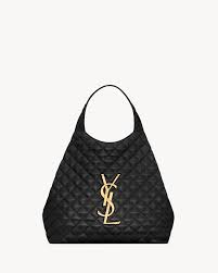 YSL Icare Quilted Maxi Tote